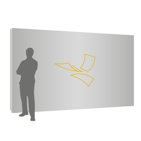 Textilfaltwand