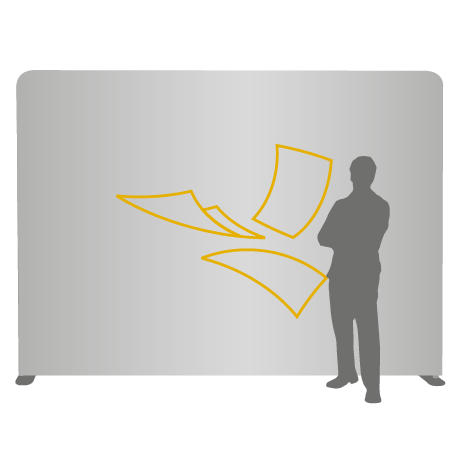 Textilwand ALU