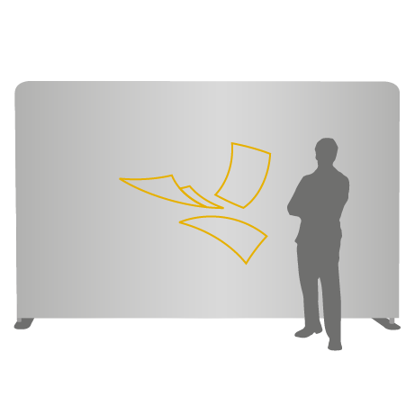 Textilwand ALU