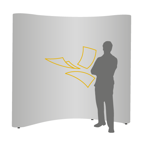 gebogen