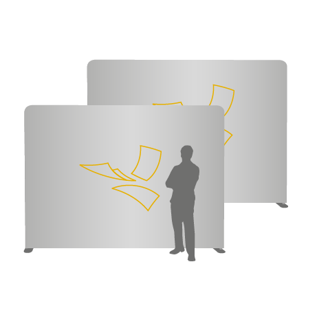 Textilwand ALU
