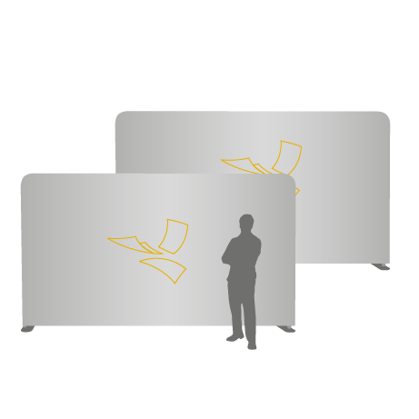 Textilwand ALU