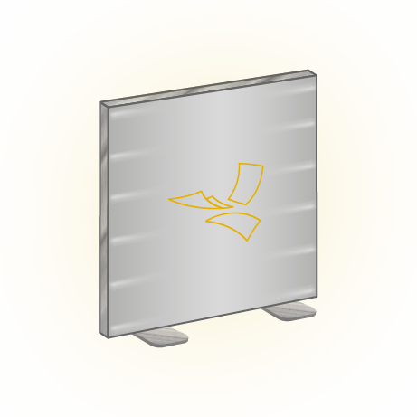 Textilspannrahmen LED freistehend | B 100 cm x H 200,5 cm | bedruckt