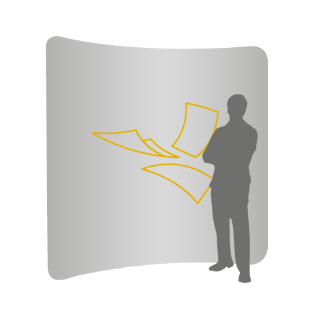 gebogen